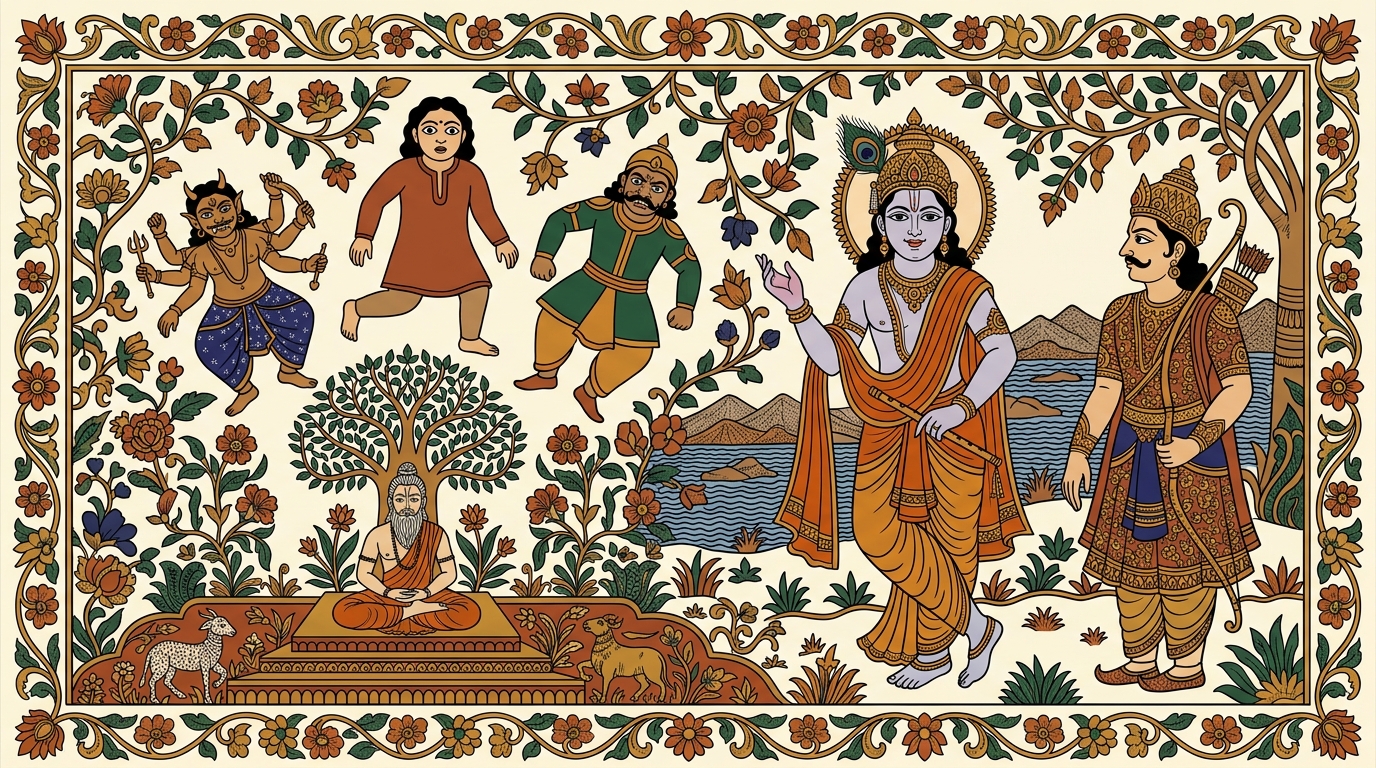 Illustration for Chapter 5, Verse 28