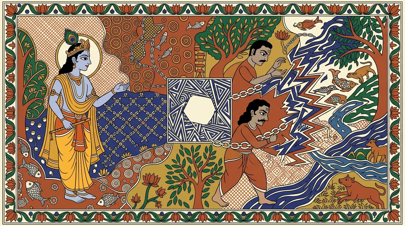 Illustration for Chapter 16, Verse 9
