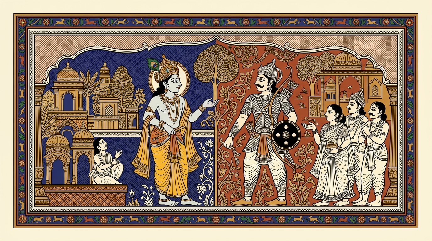Illustration for Chapter 18, Verse 43