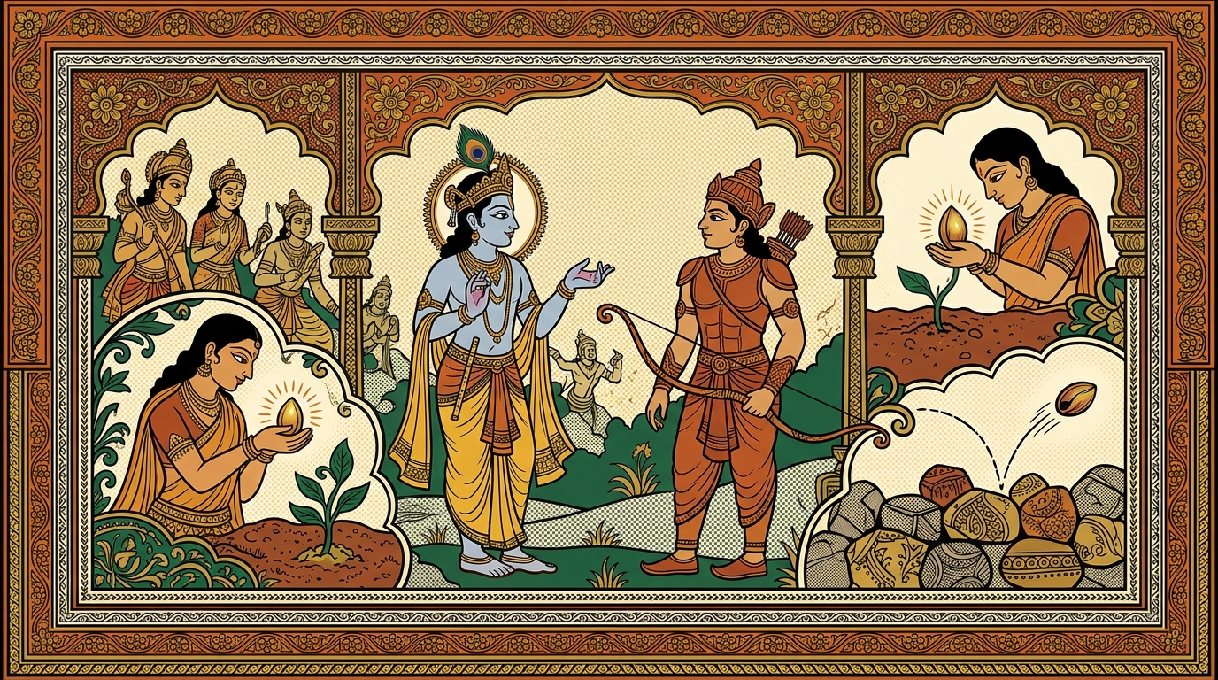 Illustration for Chapter 18, Verse 67
