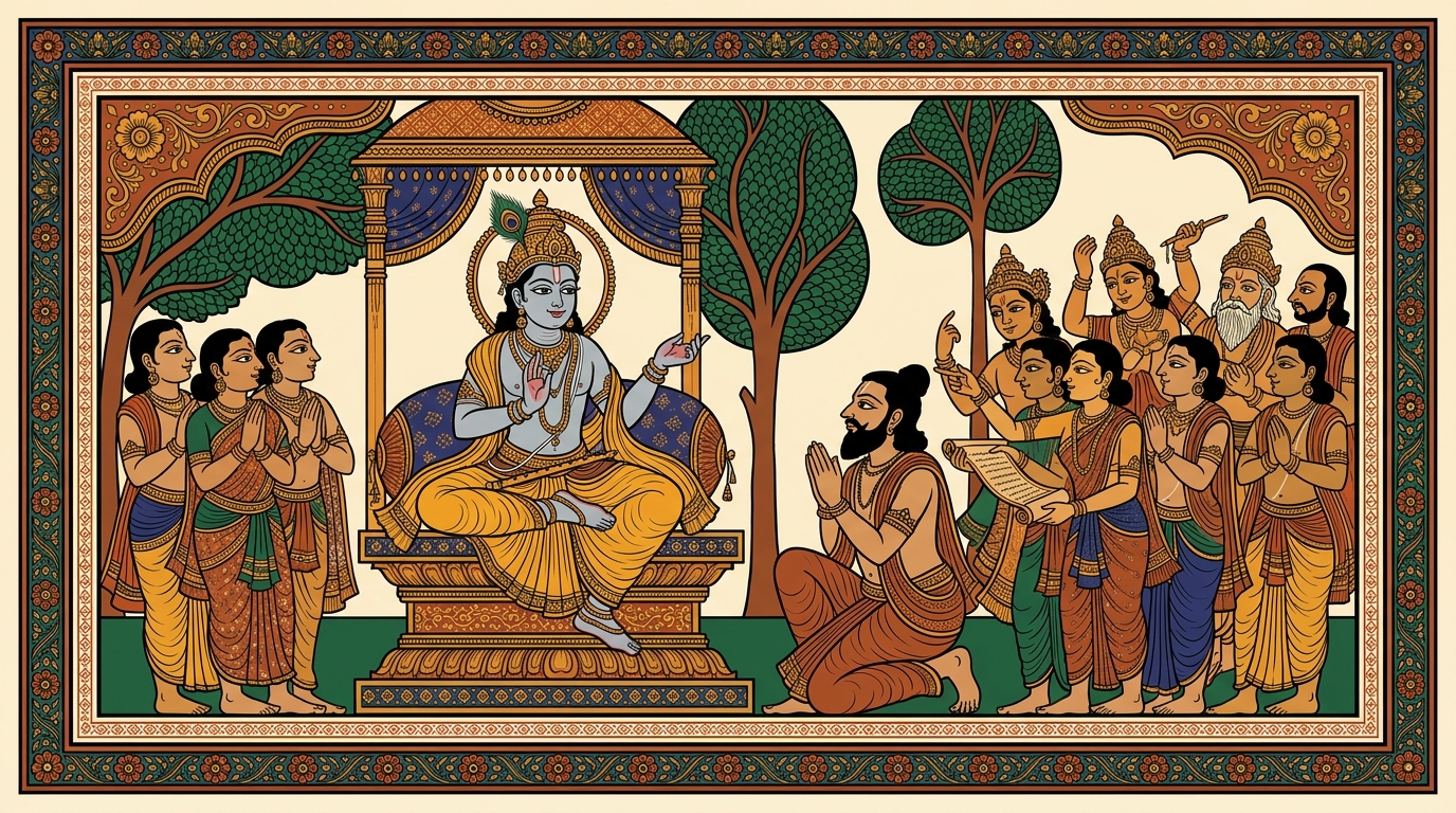 Illustration for Chapter 18, Verse 69
