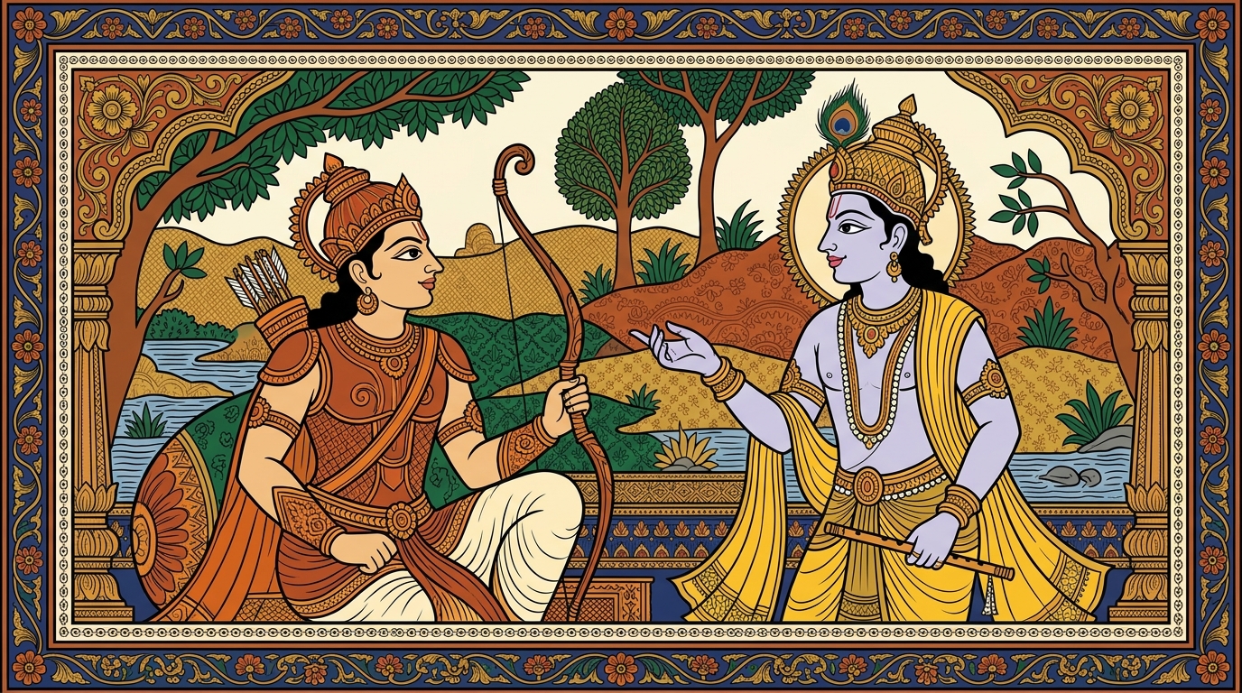 Illustration for Chapter 18, Verse 70